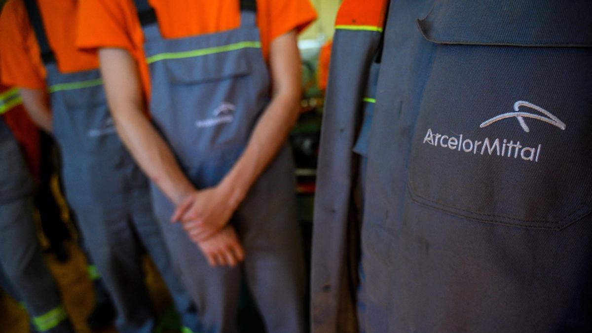 Trabajadores de ArcelorMittal.