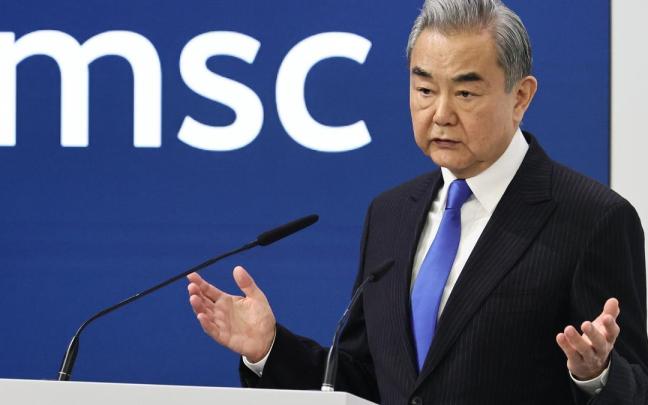 Wang Yi en Múnich.
