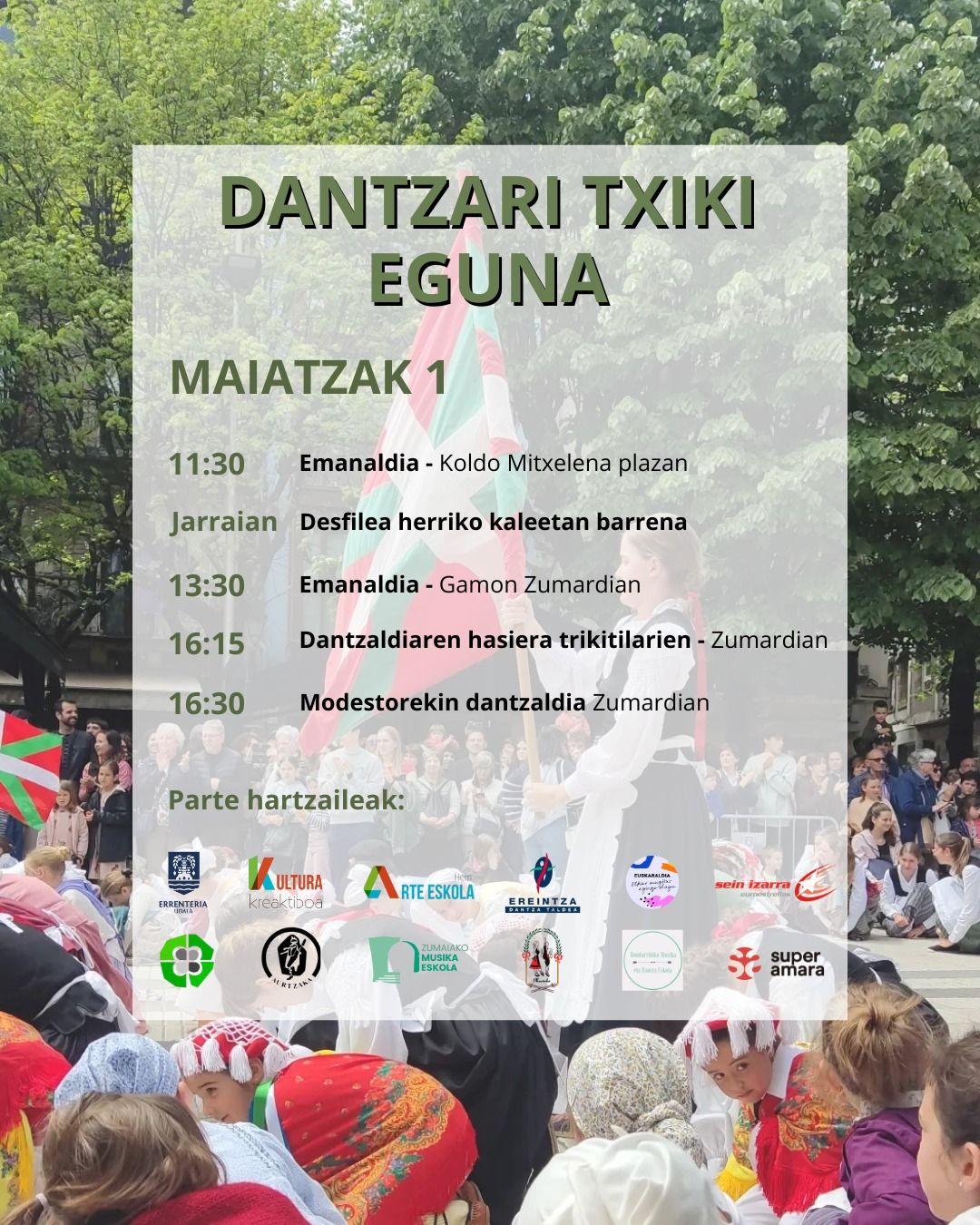 Dantzari Eguneko kartela