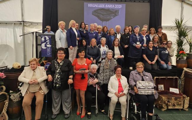 Acto de entregadel Hegaluze Saria del pasado año.