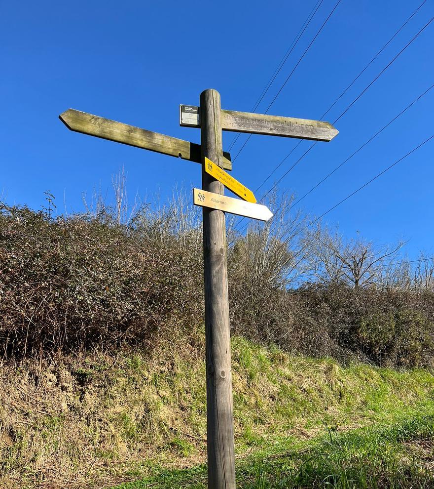 La ruta esta perfectamente indicada en todo momento