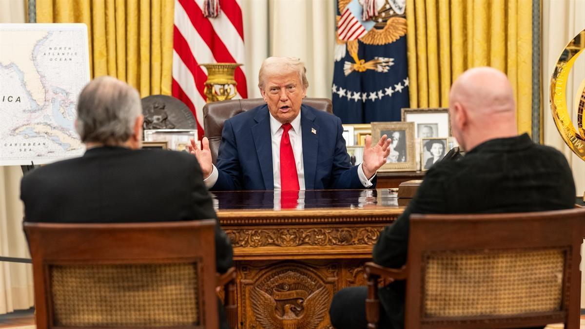 Trump, en el Despacho Oval.