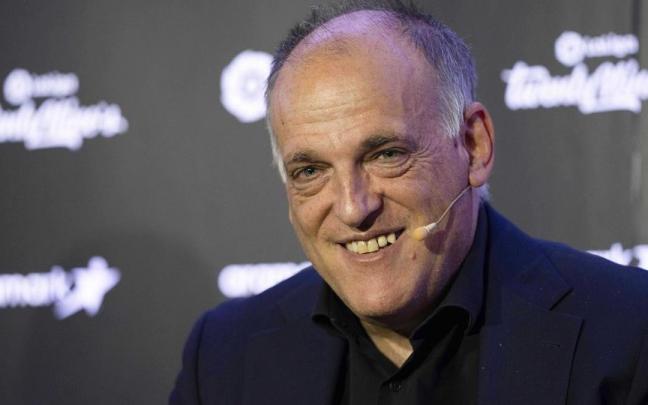 El presidente de LaLiga, Javier Tebas. El presidente de LaLiga, Javier Tebas.