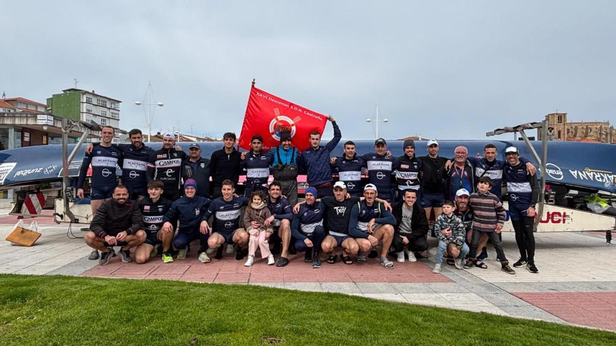 Bermeo se llevó la bandera SDR Castreña / Facebook Urdaibai