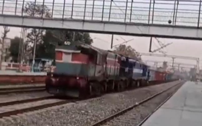 El tren circuló cerca de 70 km sin conductor. / Twitter El tren circuló cerca de 70 km sin conductor.
