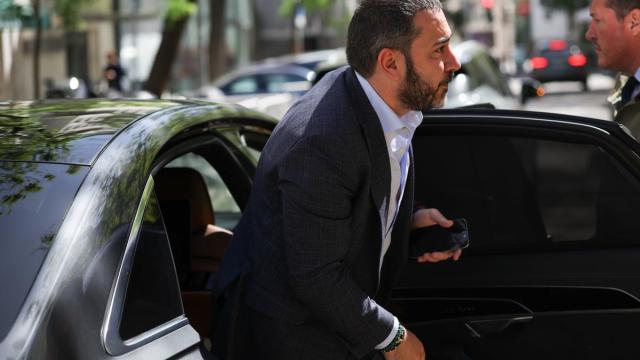 El empresario Víctor de Aldama a su llegada al Tribunal Supremo.