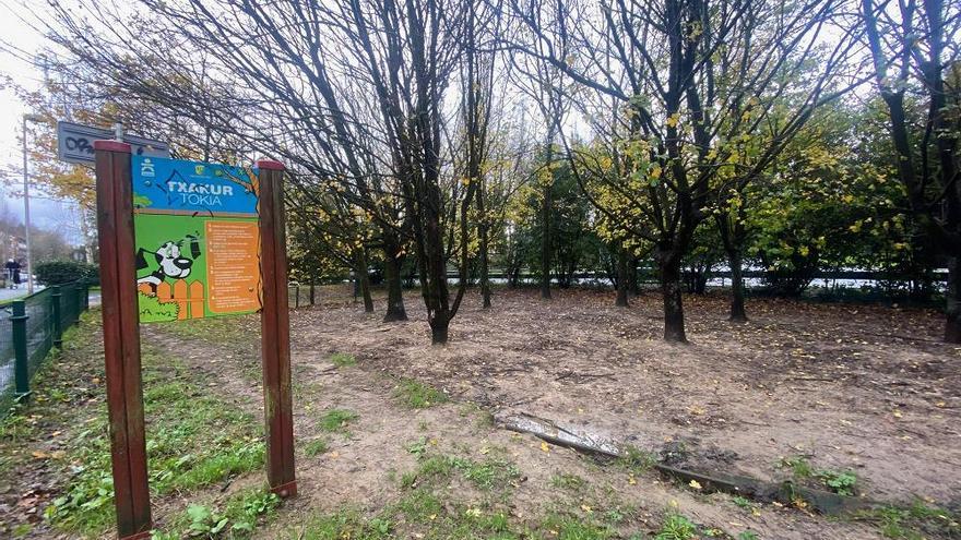 Zona de perros de Portutxo.