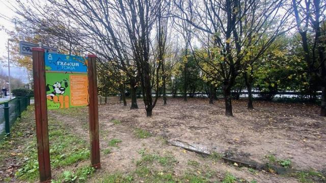 Zona de perros de Portutxo.