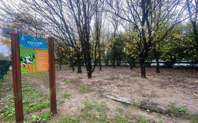 Zona de perros de Portutxo.