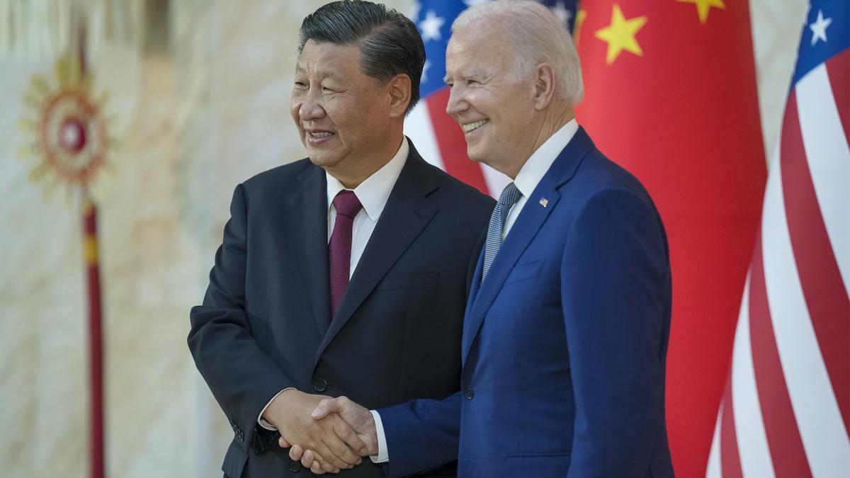 Encuentro entre Xi Jinping y Joe Biden, en noviembre de 2022.