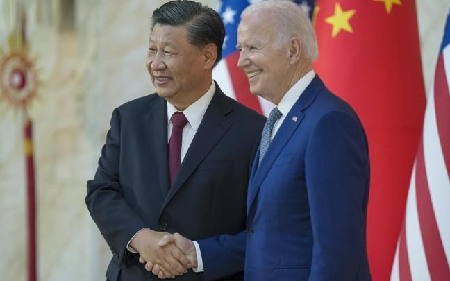 Encuentro entre Xi Jinping y Joe Biden, en noviembre de 2022.