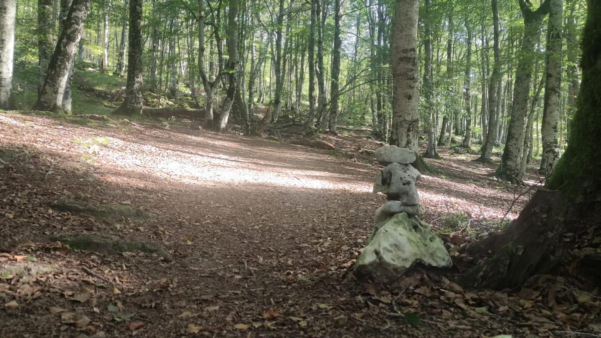 Cairn que indica la cima