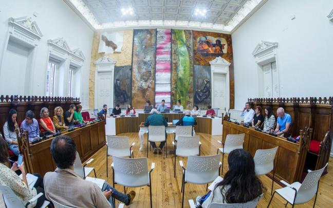 Un pleno celebrado en Hernani.
