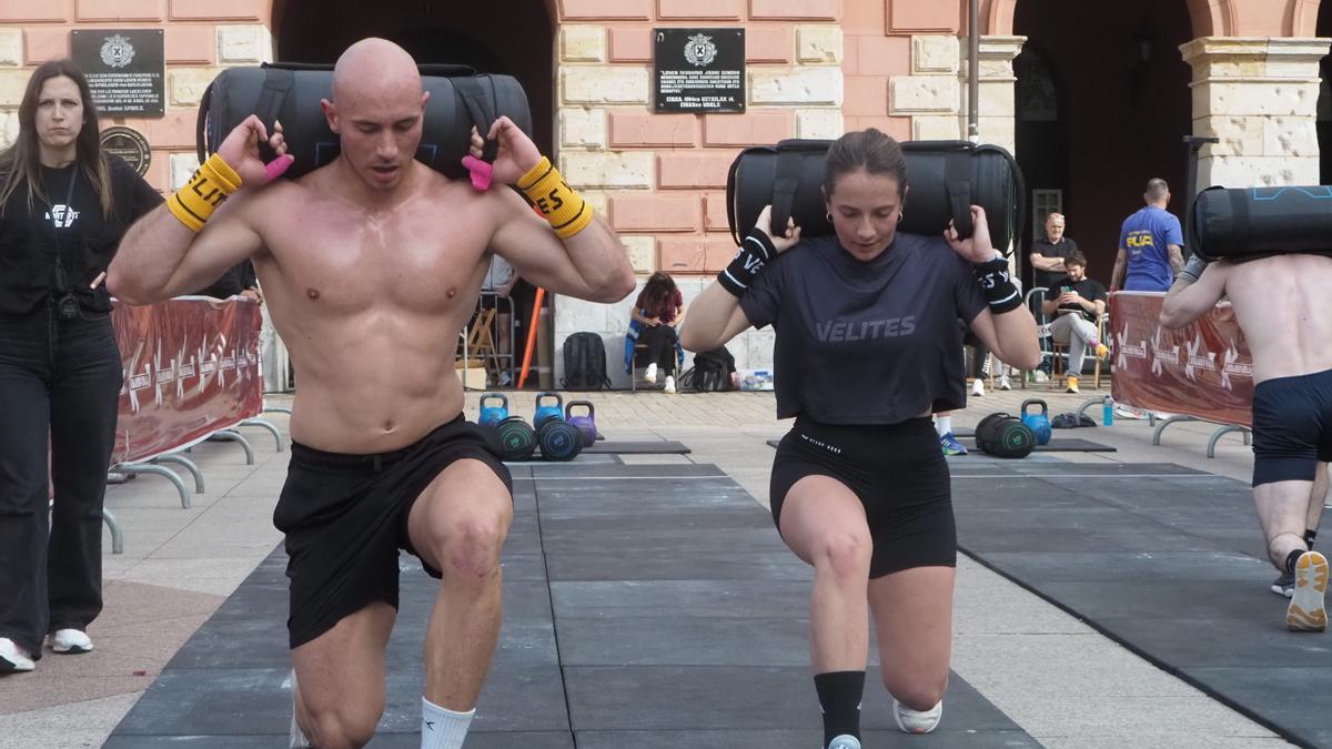 La sucesión de ejercicios ha puesto a prueba la resistencia de los participantes.