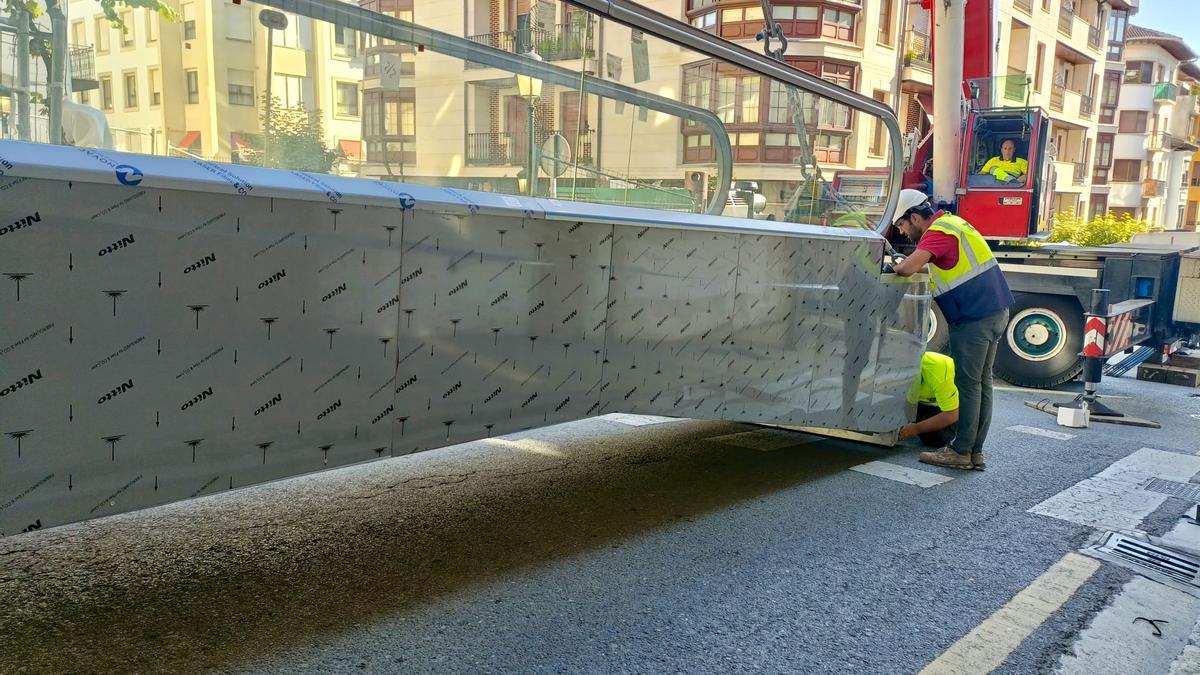 La estructura mecánica tiene casi 48 metros de longitud