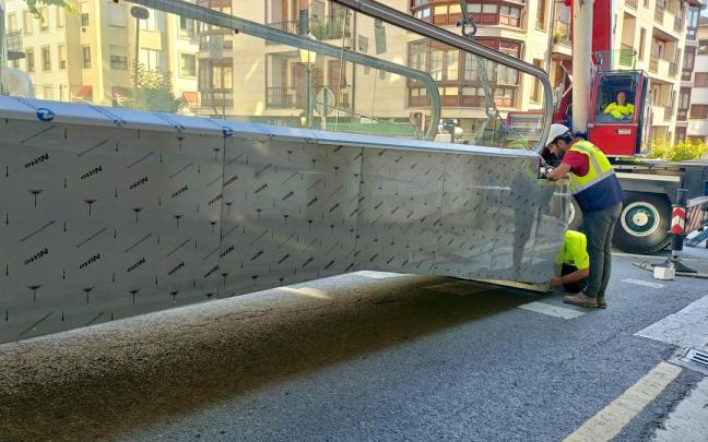 La estructura mecánica tiene casi 48 metros de longitud