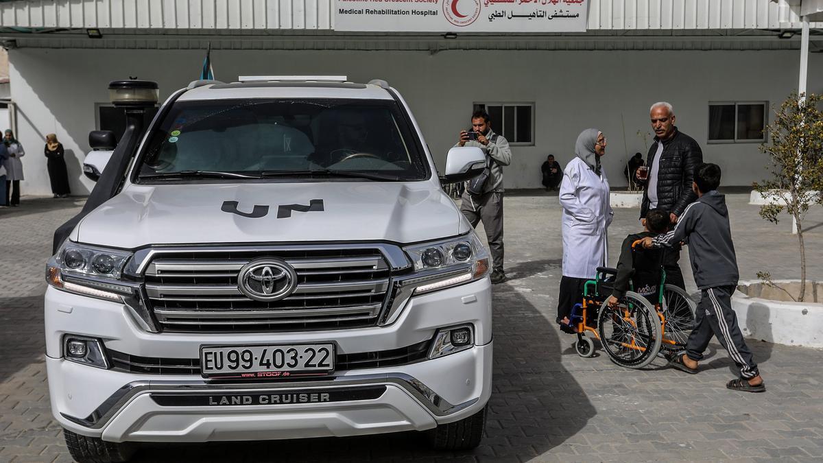 Evacuaciones en Rafah.