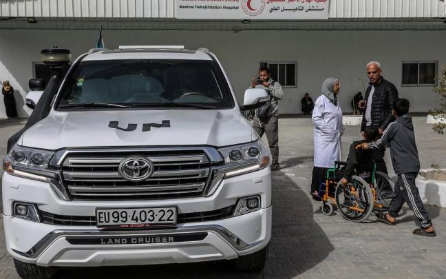 Evacuaciones en Rafah.