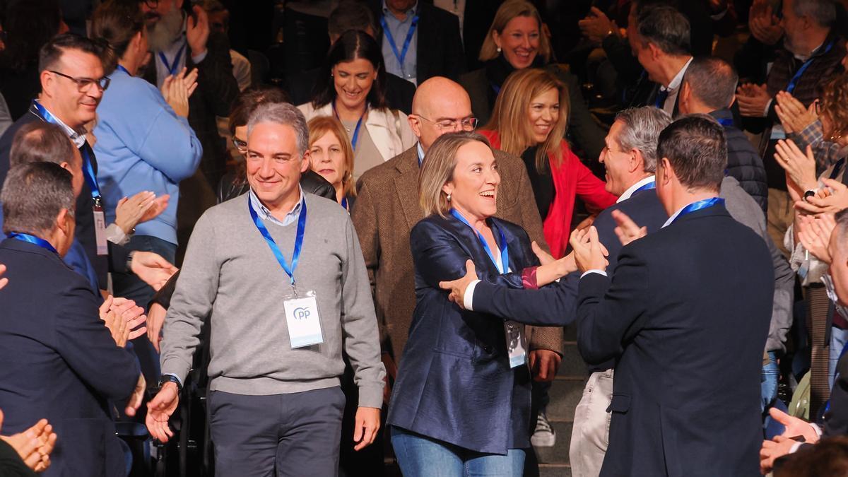 La número 2 del PP, Cuca gamarra, a su llegada la XXVII Intermunicipal del PP en Valladolid