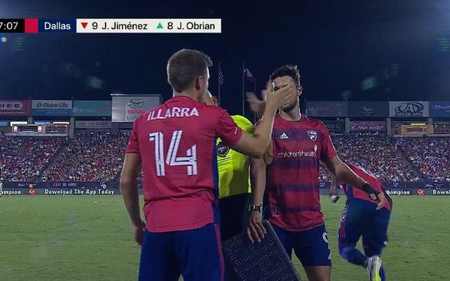 Captura de pantalla correspondiente al momento en el que Asier Illarramendi debuta con el FC Dallas. / N.G.