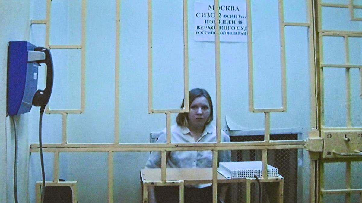 Daria Trépova, la detenida por la muerte del bloguero prorruso.