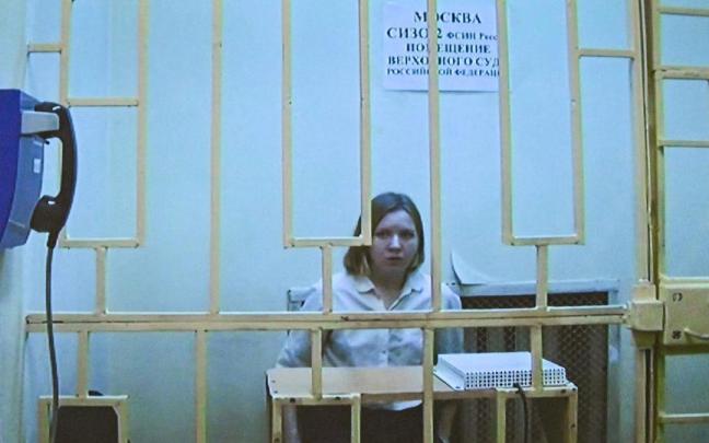 Daria Trépova, la detenida por la muerte del bloguero prorruso. Daria Trépova, la detenida por la muerte del bloguero prorruso.