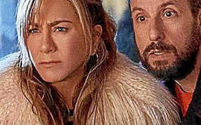 Aniston y Sandler. Aniston y Sandler.