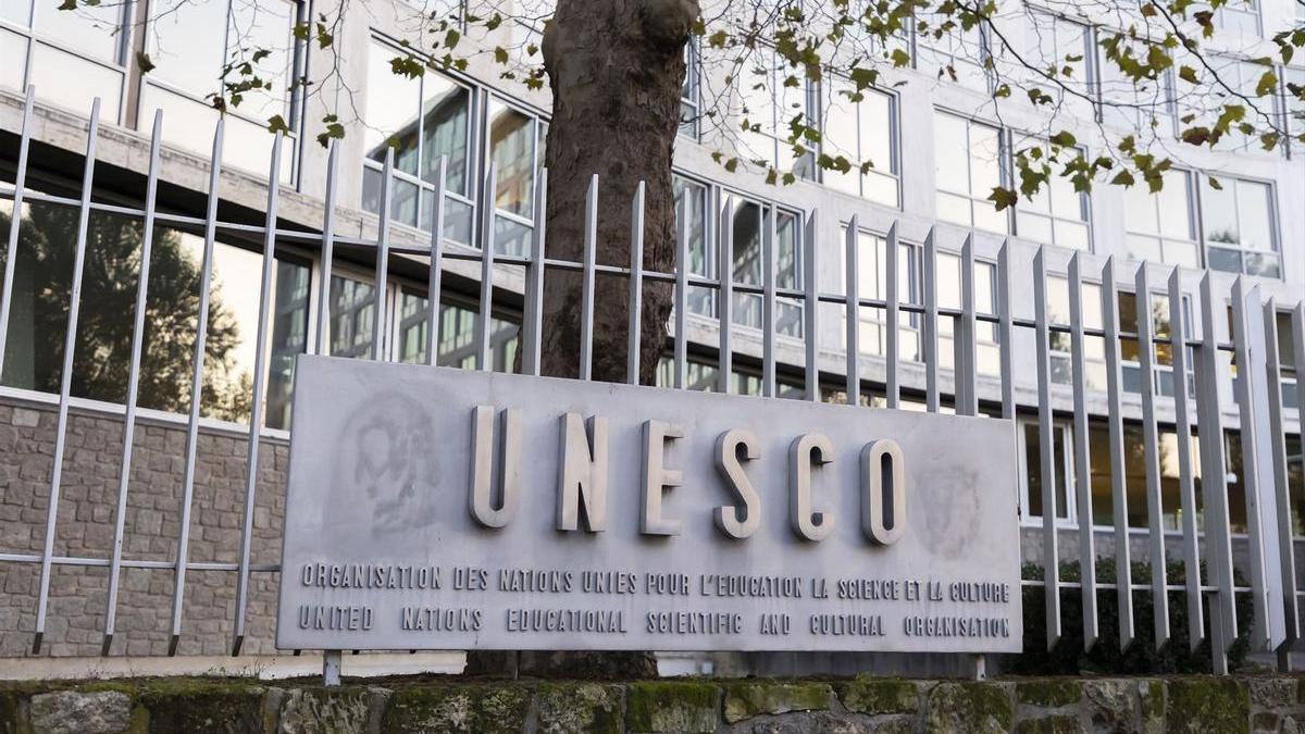 Imagen de archivo de la sede de la UNESCO, en Francia.