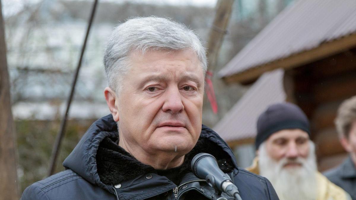 El expresidente ucraniano Petro Poroshenko, líder del principal partido opositor, Solidaridad Europea.