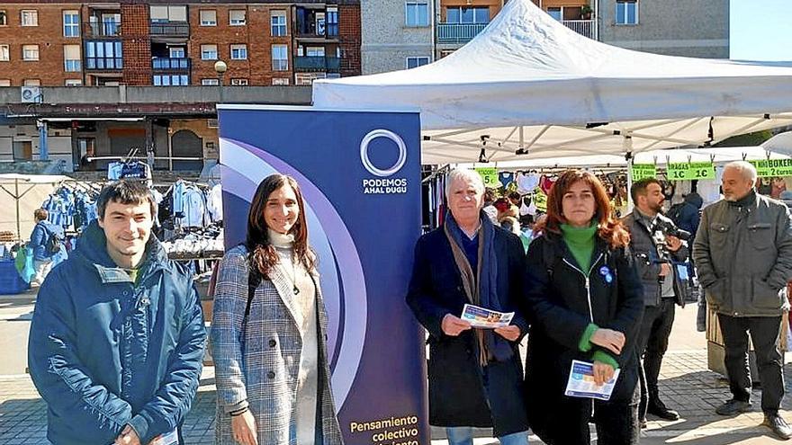 Tolosa, segundo por la derecha, candidato para Lasarte-Oria. | FOTO: N.G.