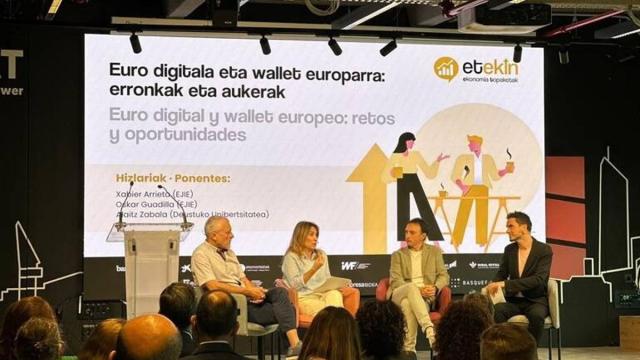 Wallet eta euro digitalaren aukerak eta erronkak aztertu dituzte urteko azken Etekin Ekonomia Topaketan.