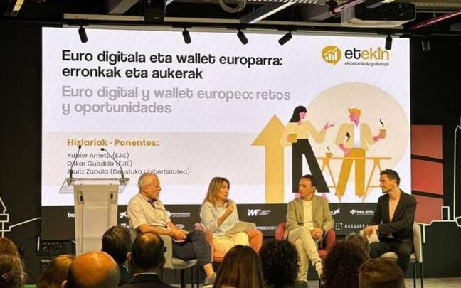 Wallet eta euro digitalaren aukerak eta erronkak aztertu dituzte urteko azken Etekin Ekonomia Topaketan.