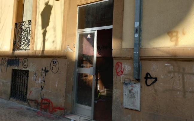 Portal de Logroño en el que supuestamente tuvo lugar la agresión.