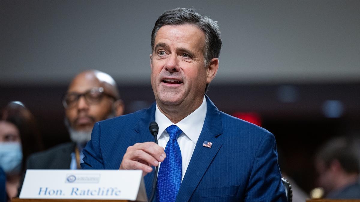 El director de la CIA, John Ratcliffe, en el Senado de Estados Unidos en una imagen de archivo.