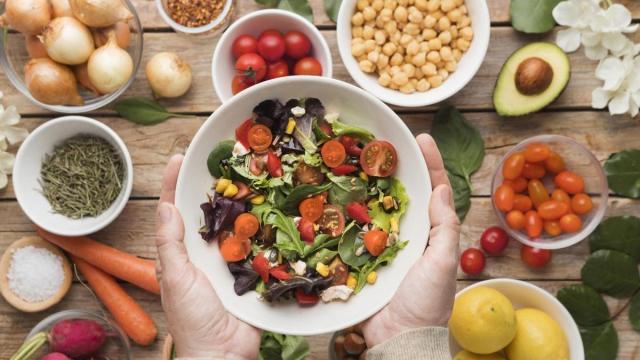 Alimentos saludables.