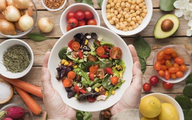 Alimentos saludables.