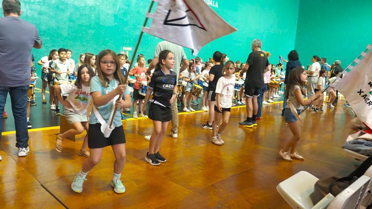 Todo a punto en Azkoitia para la Tamborrada Infantil del sábado
