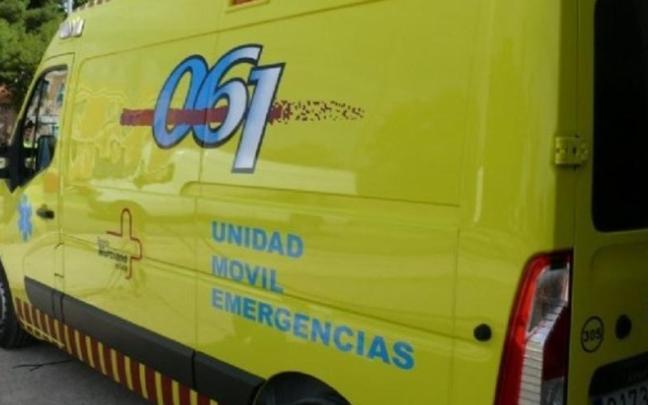 Una ambulancia del 061