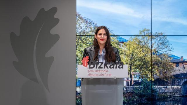 La diputada Leixuri Arrizabalaga, durante el Consejo de Gobierno foral