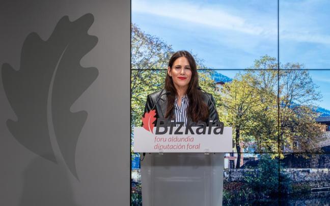 La diputada Leixuri Arrizabalaga, durante el Consejo de Gobierno foral