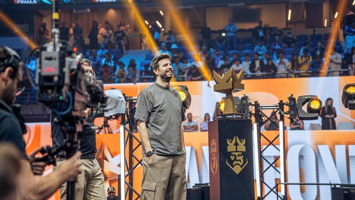 El exfutbolista Gerard Piqué tras la final de la Kings League 2024, en el WiZink Center