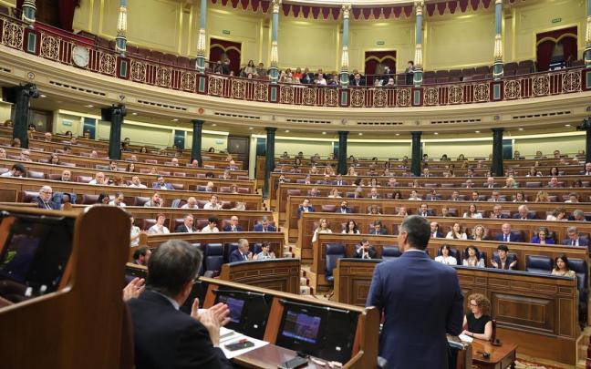 Pleno de la Ley de Amnistía en el Congreso.