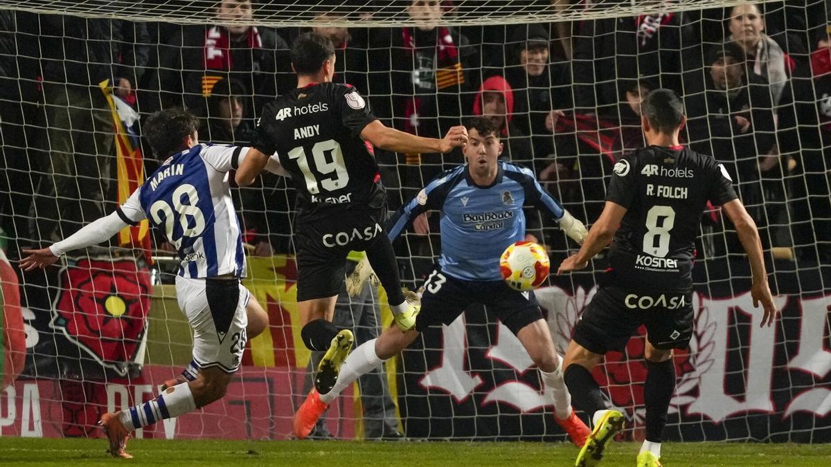 El portero de la Real Sociedad Unai Marrero es una de los aspirantes a hacerse con el premio Deportista del Año en la categoria masculina.