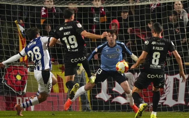 El portero de la Real Sociedad Unai Marrero es una de los aspirantes a hacerse con el premio Deportista del Año en la categoria masculina.