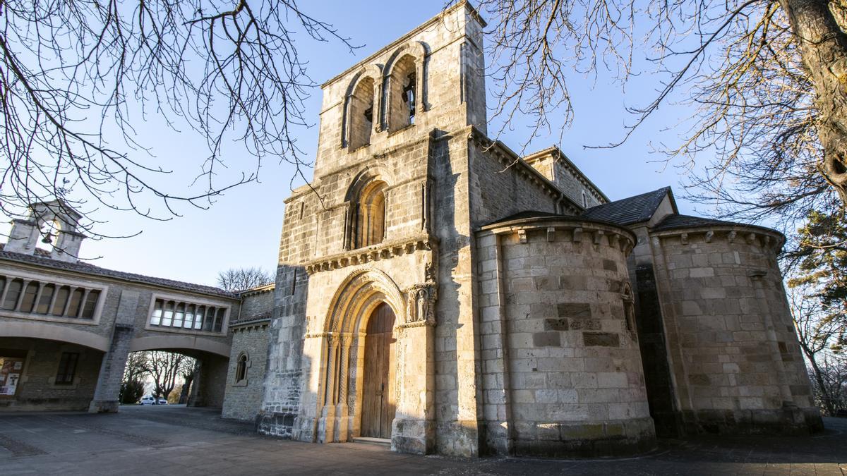 El exterior del Santuario Estíbaliz.