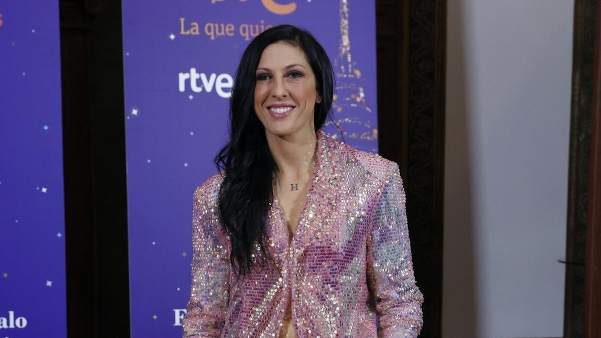 Jennifer Hermoso, en la presentación de RTVE.