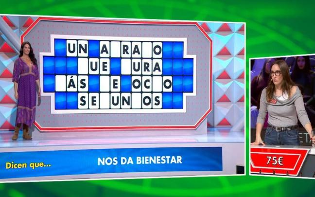 Andrea, justo antes de cubrirse de gloria.