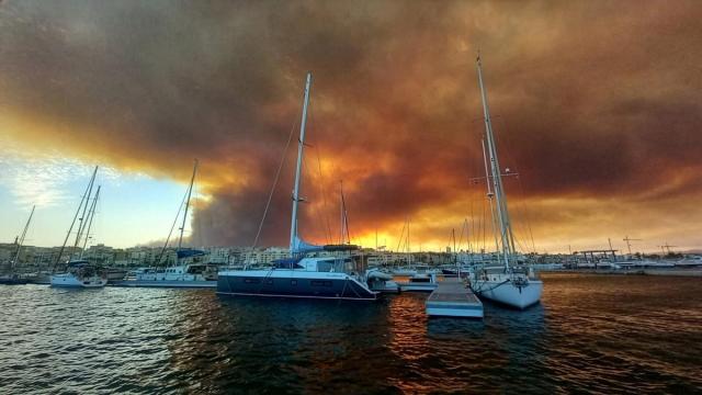 El incendio de Los Gallardos, en imágenes