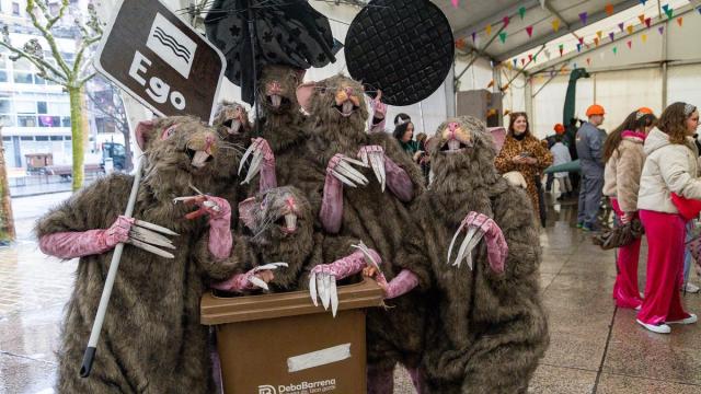 El Sábado de Carnaval en Eibar, Deba, Elgoibar y Mendaro