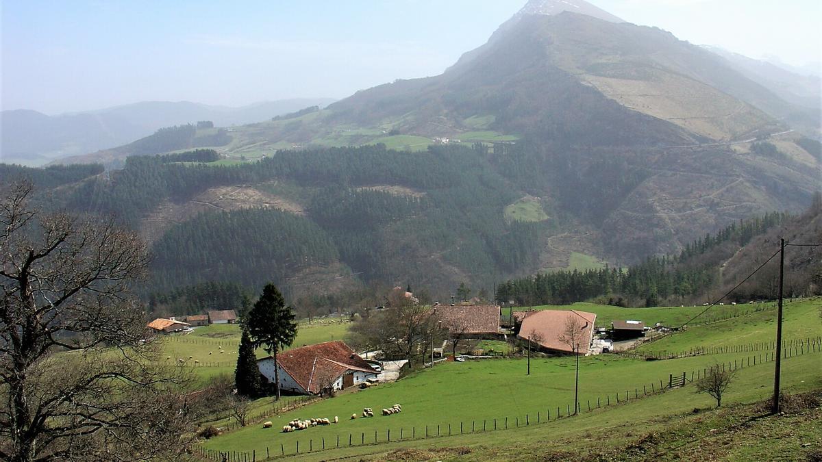 Una vista del barrio de Urrexola.